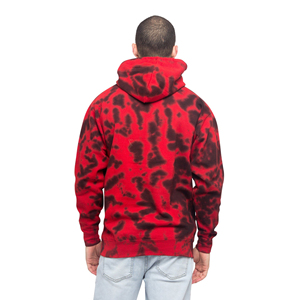 Sweat-shirt à capuche d'hiver en coton 100% pour homme, couleur unie, tie-dye personnalisé, avec logo personnalisé, haute qualité, écologique - Product Image 2