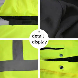 Chaqueta de construcción reflectante Hi Vis de calidad superior Chaqueta DE SEGURIDAD impermeable cálida con logotipo personalizable - Product Image 5