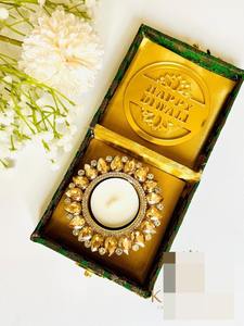 Caja de regalo Diwali corporativa para favores de Ganpati y Diyas Regalos Diwali a granel para oficina, eventos y favores de devolución - Product Image 3