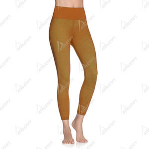 Leggings de yoga respirants et extensibles à taille élastique, pantalon de sport à taille haute pour femmes, fournisseur en gros certifié SEDEX - Product Image 3
