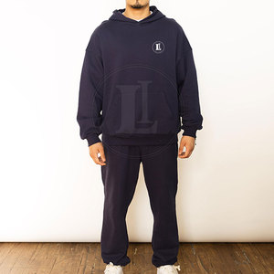 Hot Arrival Hooded Casual Solid Men Tracksuit 100% Cotton Winter Wear Breathable Lightweight - Product Image 4