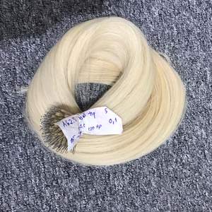 Cabello Humano Virgen 100% de Alta Calidad, Liso Natural, NANO TIP VQHAIR, Tono Rubio Laura, 125g-250g, Gran Stock, Peluca de Cabello de Colores - Product Image 1