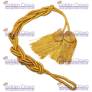 Cinturones Litúrgicos de Alta Calidad con Borlas Redondas y Planas de Color Dorado, Cordón Litúrgico para Uso Textil en el Hogar, Hilo de Bullion - Product Image 4