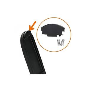 Boîte d'accoudoir Skoda Fabia 2007-2014, loquet noir 3B0868445 - Product Image 1