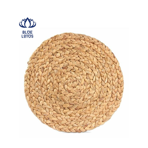 GEM Whitewash Water Hyacinth Round <b>Placemat</b> - Product Image 1