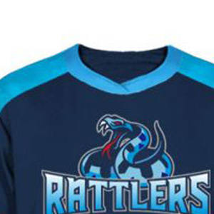 เครื่องแบบชุดกีฬาผ้าโพลีเอสเตอร์แบบมีกระดุมเสื้อเบสบอลและซอฟต์บอลสั่งทำได้ - Product Image 5