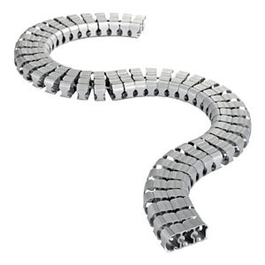 Serpente di cavo argento 1 m - Product Image 1