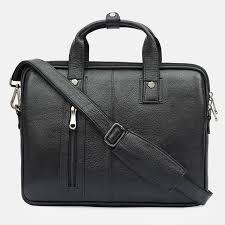 Stylish Unisex Premium Leather <b>Briefcase</b> Durable Spacious Office Bag with High Quality Features for Professional Laptop Carriers - Product Image 3