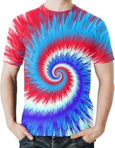 T-shirt à demi-manches personnalisé en vrac, coton pré-rétréci, impression couleur vibrante, sans minimum de commande, étiquette privée et échantillonnage rapide - Product Image 1