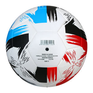 Balón de fútbol de cuero PU tamaño 5 de alta calidad Aiju, fútbol de entrenamiento personalizado para entusiastas de los deportes, fútbol oficial personalizado OEM - Product Image 3