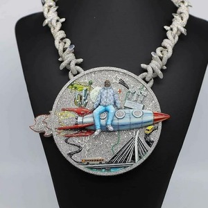 Vente en gros Fourniture Hip Hop Personnalisé Artisanal Pass Diamant Test Bijoux Personnalisés Conception de Rappeur pour Hommes Disponible au Meilleur Prix - Product Image 2