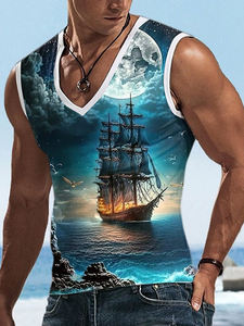 Débardeur pour hommes pour le sport, la salle de sport et l'entraînement Débardeur pour hommes de couleur unie, imprimé et personnalisé de haute qualité à vendre - Product Image 6