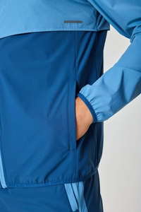 2025ชุดวิ่งไนลอนสะท้อนแสงสำหรับผู้ชายชุดลู่วิ่งสำหรับฤดูหนาวผ้ากันลมแบบลำลองปักโลโก้ตามสั่ง - Product Image 5