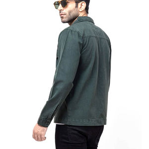 Veste en jean à capuche pour homme tendance avec logo sur le devant, décontractée, classique, élastique, respirante, manteau d'hiver - Product Image 2