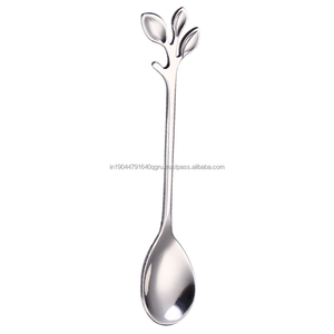 Elegant 304 Leaf Shaped Tea Coffee Fruit Spoons and <b>Forks</b> in Best Price - Product Image 1