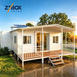 Casa Contenedor Expandible Ignífuga ZYBOX A1, Villa Prefabricada sobre el Agua con Terraza # 1 Vendedor Global, Entrega en 10 Días, Listo para Enviar ADU - Product Image 1