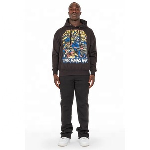 Sudadera acampanada de lana Conjunto de chándal con cremallera para correr de alta calidad Tech Fleece Custom Logo Zip Hoodie Flared Stack bottom Pant - Product Image 2