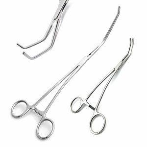 URO Atrauma Tangencial Oclusión Forcep Instrumentos quirúrgicos Mandíbulas en ángulo Fuente de alimentación manual de acero inoxidable Hecho en Pakistán - Product Image 1