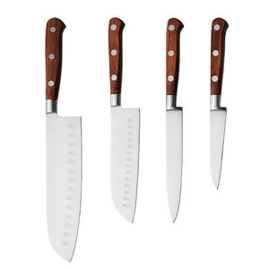 Juego de Cuchillos de Chef Profesionales de Acero Inoxidable, Hechos a Mano, con Mango Antideslizante, Alta Durabilidad y Sostenibilidad, Tamaño y Logotipo Personalizables - Product Image 4