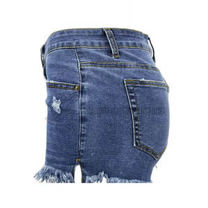 Short en jean déchiré pour femmes, short style nouveau design, shorts d'été pour femmes, vente en gros - Product Image 4
