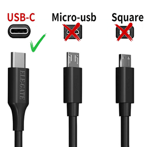 Adattatore Universale Quadrato Type C 100W in Materiale PC con Connessione Plug-In a Uscita DC - Product Image 3