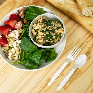 Ensemble de couverts en plastique PS jetables économiques avec couteau léger fourchette cuillère à thé vaisselle en plastique - Product Image 3