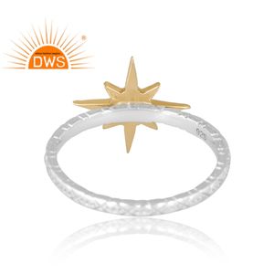 Nuevo anillo de banda de plata esterlina de diseño elegante para mujer fabricante de joyería personalizada - Product Image 2