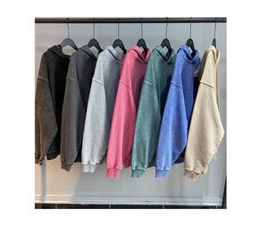 Sweat-shirt à capuche surdimensionné pour homme et femme, personnalisé, en gros, usine ODM, fermeture éclair, motif géométrique, automne - Product Image 4