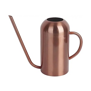 Unique Metal Watering Can Garden Plant Flower Long Mouth Garden Sprinkling Pot Watering can made of Metal <b>Silver</b> Color Finished - Product Image 3