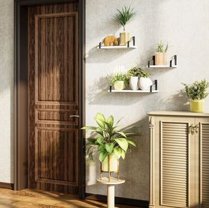 Professional Wood Metal Floating Wall <b>Shelves</b> Wall Mounted Storage <b>Shelf</b> for Home Hotels Living Room Kitchen Decor Made in India - Product Image 4