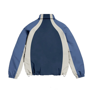 Survêtement personnalisé pour hommes, tenues coupe-vent en nylon, ensemble de veste de sport, jogging, fermeture éclair complète, survêtements coupe-vent pour homme - Product Image 4