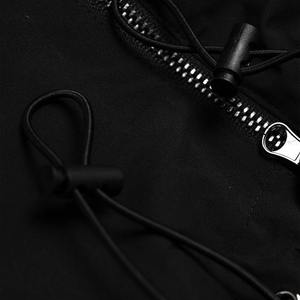 Veste coupe-vent d'hiver à capuche et col montant, légère, avec fermeture à glissière, pour la course à pied, respirante, protection solaire, séchage rapide. - Product Image 5