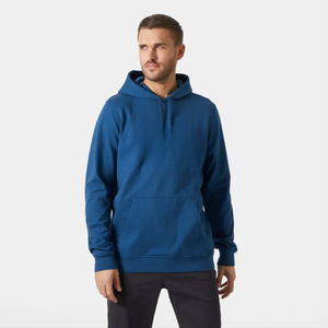 Sudadera con Capucha Térmica de Algodón para Hombre, Gruesa, Estilo Urbano, Color Sólido, Logotipo Personalizado, OEM, ODM, Transpirable - Product Image 1