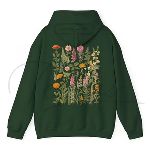 Sudadera con Capucha de Forro Polar para Hombre, Diseño Nuevo, Cómoda, Informal, de Invierno, con Estampado Digital Sólido, Largo Regular - Product Image 1