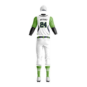 Camiseta de béisbol personalizada con logotipo bordado abotonado para jóvenes, material transpirable, camisetas de béisbol sublimadas de secado rápido para equipos - Product Image 2