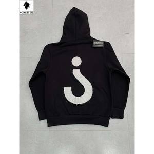 เสื้อฮู้ดพิมพ์ลายพัฟผ้าฝ้าย100% สำหรับผู้ชาย, เสื้อสวมหัวโอเวอร์ไซส์โอเวอร์ไซส์สำหรับฤดูหนาว - Product Image 2