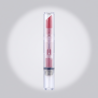 Baume à lèvres rose brillant longue tenue de la marque coréenne de beauté, avec capuchon à clic automatique pour un éclat quotidien