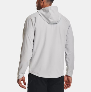 Vêtements de sport pour hommes, logo personnalisé, vente en gros, randonnée en plein air, veste softshell décontractée tissée, imperméable, coupe-vent pour hommes - Product Image 5