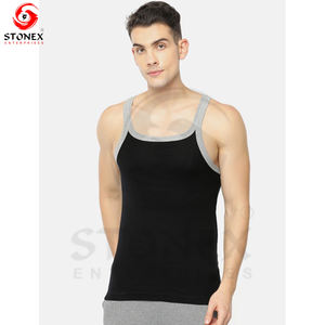 Vente en gros Vêtements de sport Débardeurs fuselés pour hommes Vêtements d'entraînement sportif de Offre Spéciale Débardeur de fitness musculation personnalisé - Product Image 1