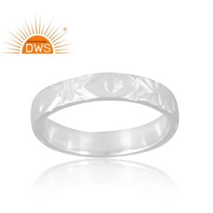 Última Venta de anillo de banda de plata esterlina 925 para mujer joyería personalizada para mujer regalo para ella, fiestas, ocasiones, Fastivales - Product Image 1