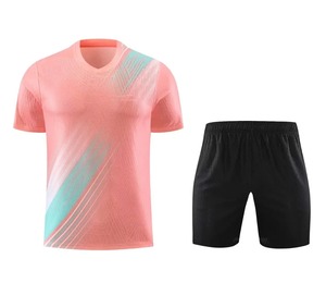 Camiseta de fútbol Hombres y niños Juegos de visita en casa Camisetas de fútbol kits Uniforme de manga corta ropa de entrenamiento - Product Image 5