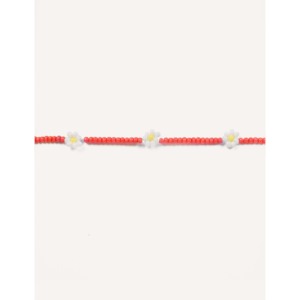 Cavigliera CUCOCUCA CJH B02 con perline a fiore, cordino elastico, gioielli unisex alla moda, all'ingrosso, vibrazioni estive, spedizione UE in 48 ore - Product Image 3