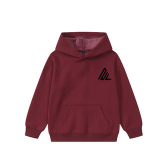 Sweat-shirts unisexes en molleton de coton uni de qualité pour l'hiver, logo personnalisé en gros pour l'hiver 2025, pour bébés filles et garçons - Product Image 6