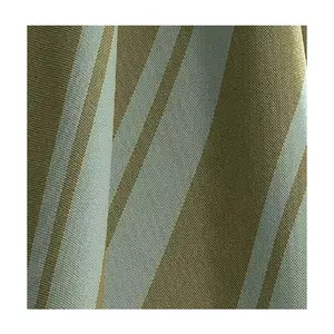 La tela abatible de rayas teñidas con hilo acepta Lino personalizado algodón franela Chambray estampado sostenible