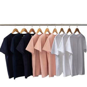 เสื้อยืดแฟชั่นแขนสั้นสำหรับผู้ชายผ้าฝ้าย100% 250กรัมน้ำหนักมากลำลอง - Product Image 1