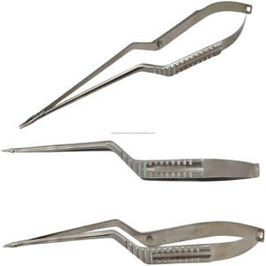 Porte-aiguille Yasargil droit à baïonnette, instrument de neurochirurgie en acier inoxydable, certifié CE WORLD - Product Image 2