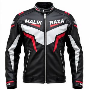 Blouson en cuir pour moto personnalisé - Tailles et couleurs entièrement personnalisables pour les clubs, les grossistes et les motards - Product Image 4