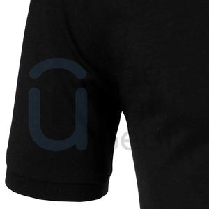 Vêtements de sport de rue pour hommes en tricot solide personnalisé de haute qualité, à séchage rapide, manches courtes, vente en gros - Product Image 4
