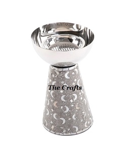 Classic Design Wood Mabkhars <b>Bakhoor</b> Burner with Mozaik Base Superior Quality <b>Oud</b> Indian Incense Burner in Bulk - Product Image 1