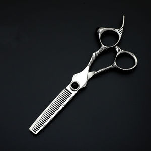 Superventas Tijera Parachoques 440C Tijeras Peluquería Alemania Corte de pelo 6 pulgadas Tijeras de peluquero para zurdos - Product Image 3